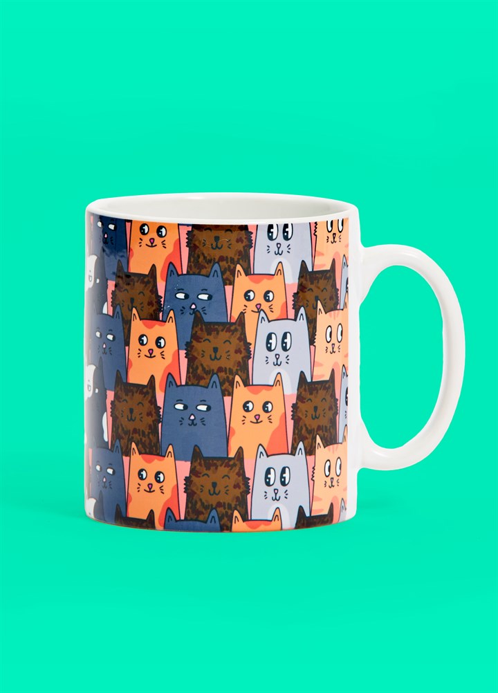 Cat Print Mug